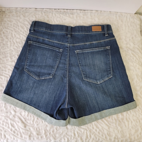 JUDY BLUE Pull-on Short Women's Size 1XL Dark Wash Denim - Picture 4 of 15